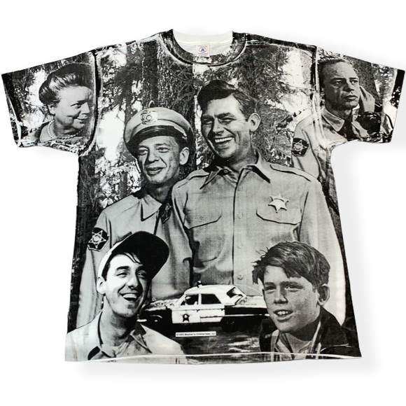 Other - FINAL PRICE▫️VTG Andy Griffith Show Print All-Over Tee